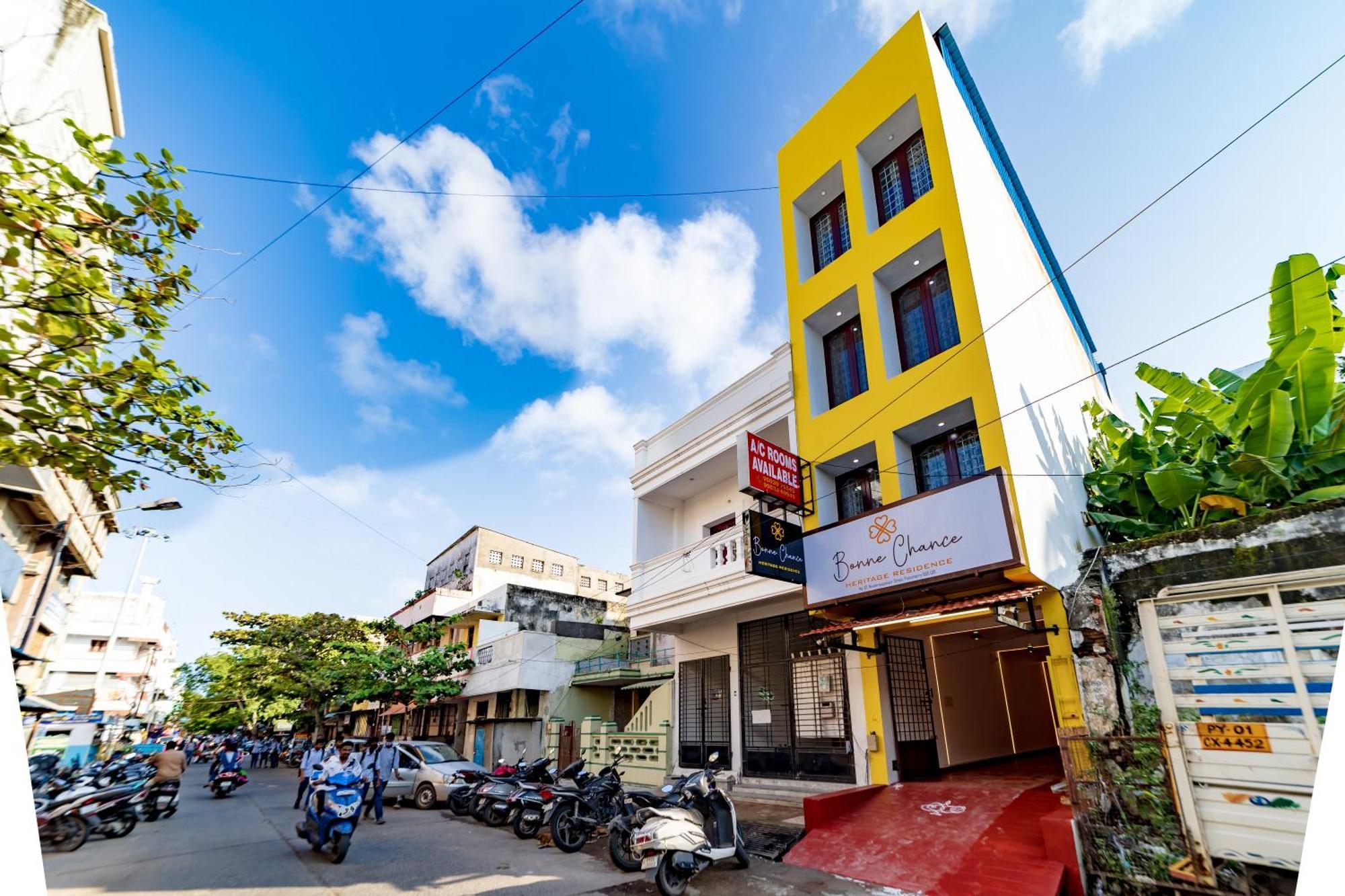 Bonne Chance Heritage Residence Puducherry Zewnętrze zdjęcie